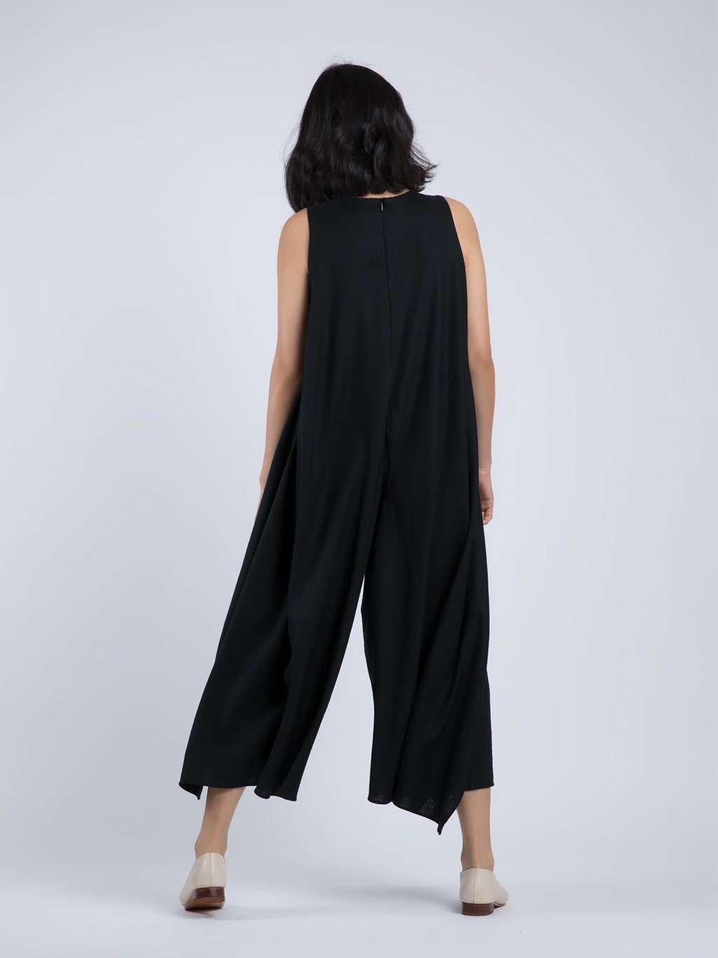 Ketel Layered Wide-Leg Jumpsuit In Black — image 4 of 6